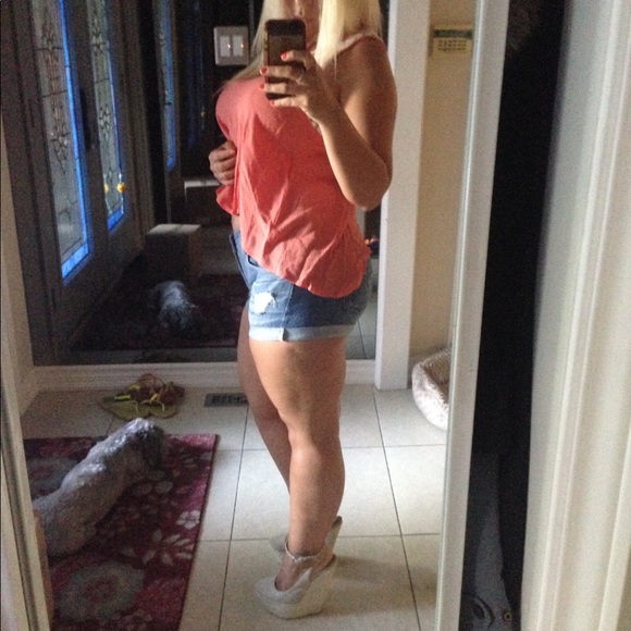 COPY - Chloe K Coral Crop Tank Top - Picture 7 of 7